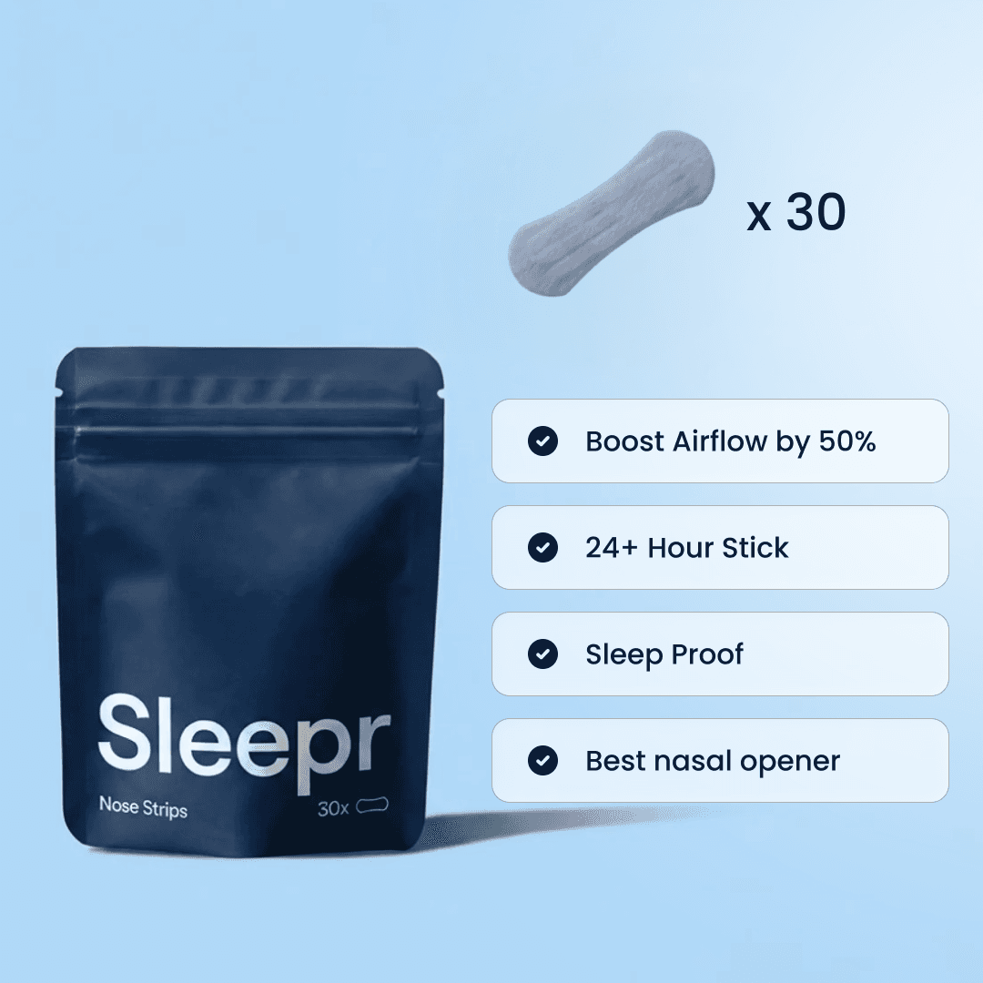 The Sleepr Nose Strips pouch of 30
